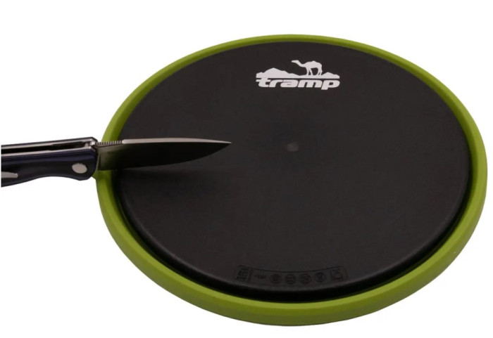Тарелка Tramp силиконовая с пластиковым дном 1050 мл оливковый  