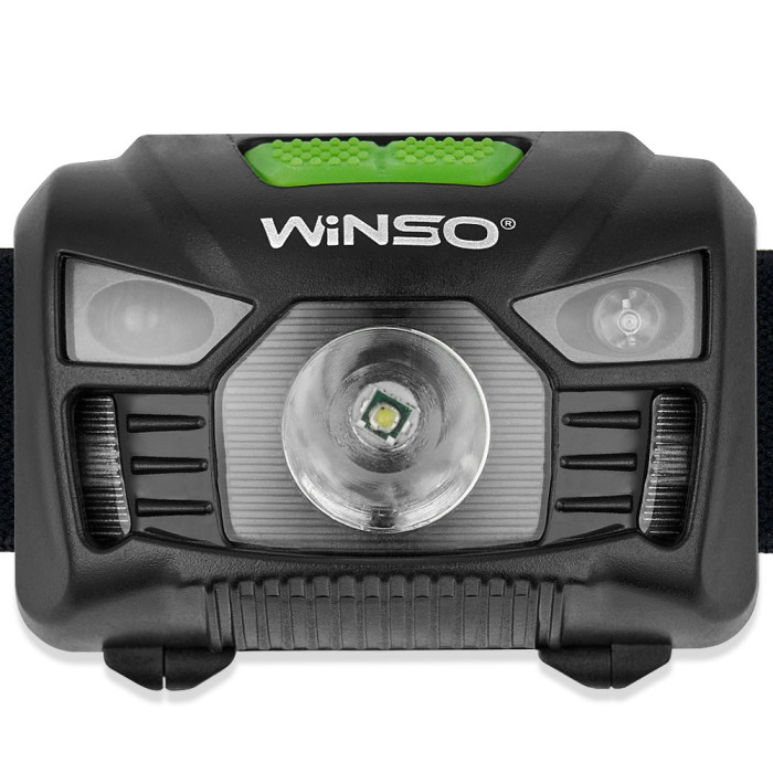 Фонарь налобный Winso 100Lm, 3W LED, 3xAAA, Sensor White/Red  
