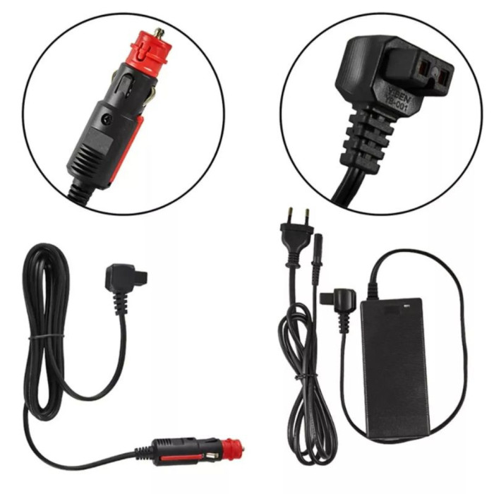 Портативный холодильник Brevia 38л, двухкамерный (22330)  