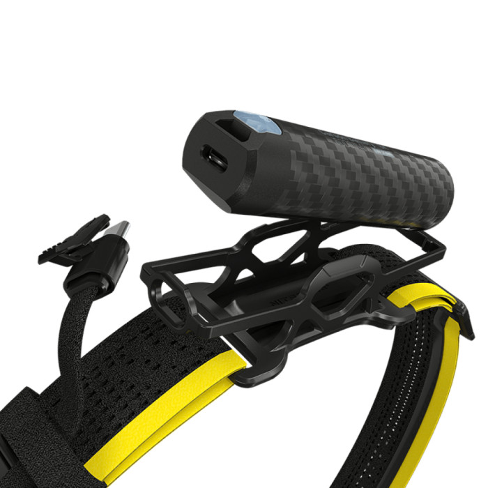 Внешний источник питания для налобных фонарей Power Bank Nitecore Carbon Battery™ 6K Kit (Карбон, красный маяк, 6000mAh, IP68), комплект  