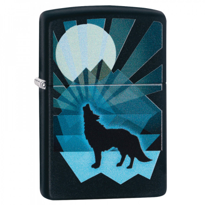 Зажигалка Zippo 218 Wolf And Moon Design 29864 