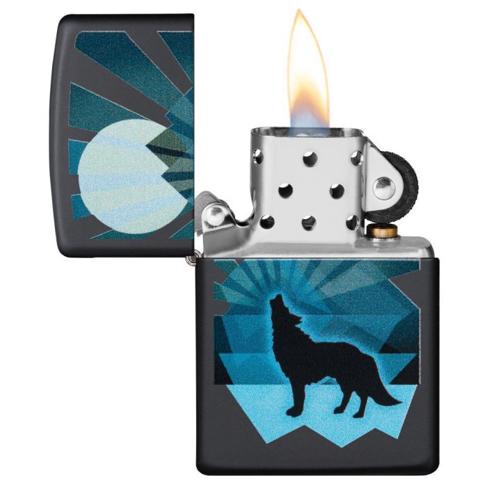 Зажигалка Zippo 218 Wolf And Moon Design 29864  