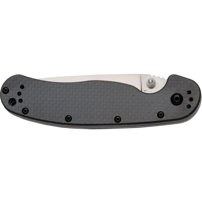Нож Ontario Knife RAT I Carbon Fiber D2 Steel black  