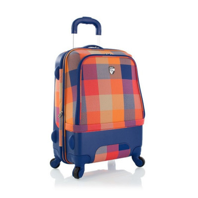 Чемодан Heys Chroma Hybrid (S), оранжевый/синий