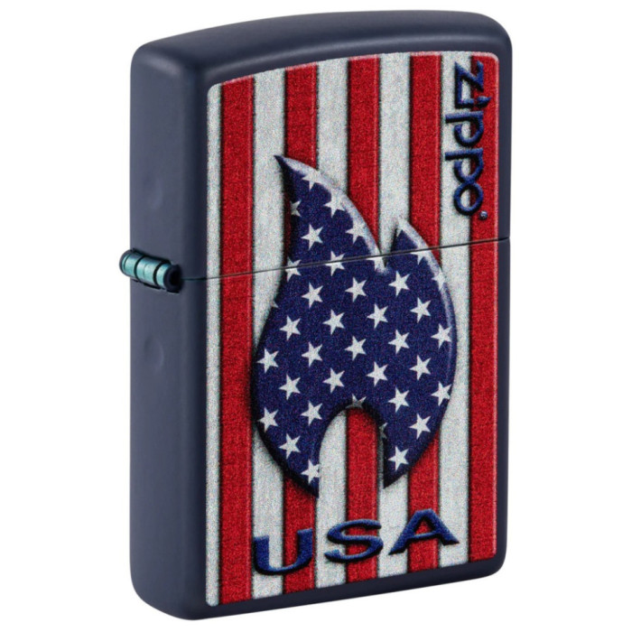 Зажигалка Zippo 239 Zippo Patriotic Flame Design 48560  