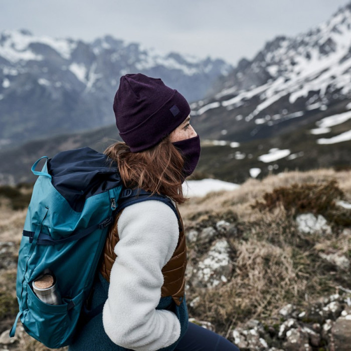 Шарф-труба Buff Heavyweight Merino Wool solid deep purple  