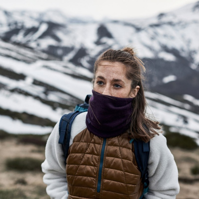 Шарф-труба Buff Heavyweight Merino Wool solid deep purple  