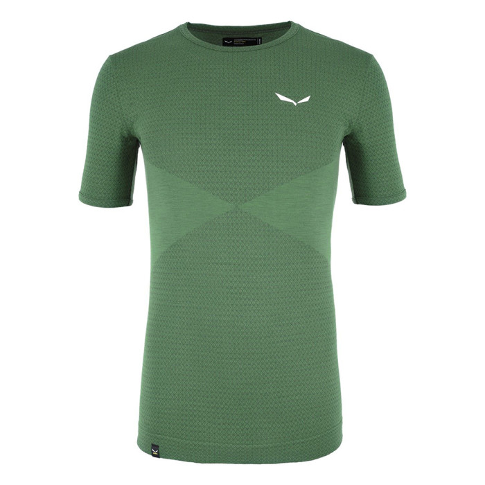 Термофутболка Salewa M ZEBRU RESPONSIVE S/S TEE 27959 5080 - 52/XL - зеленый  