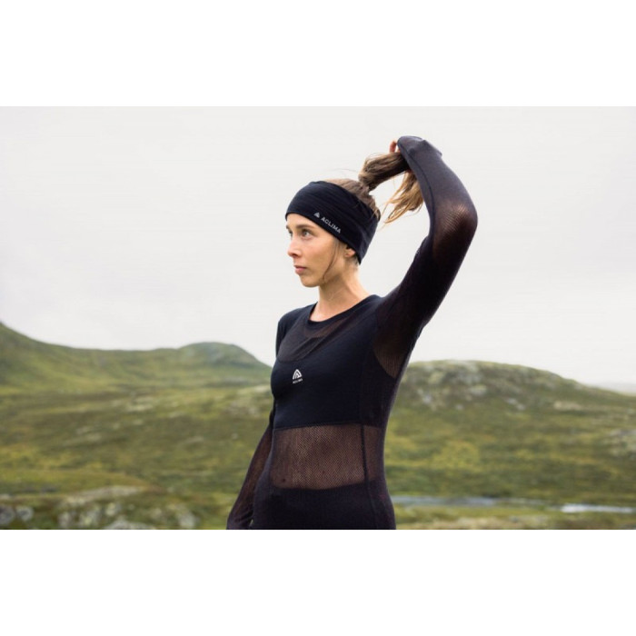 Термокофта жен. Aclima WoolNet Light Crewneck W's Jet Black L  