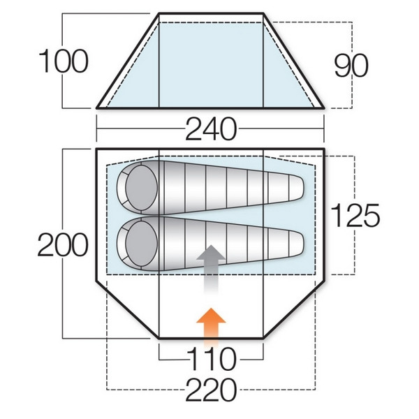 Палатка Vango Tango 200  