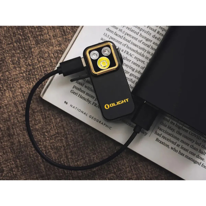 Фонарь Olight Oclip Pro S, черный  
