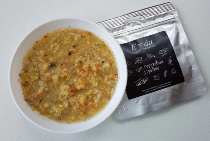 Суп гороховый с грибами E=da (E=da-3)  