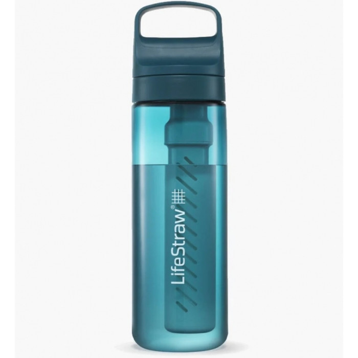 Бутылка-фильтр для воды LifeStraw Go Filter Bottle, 650 мл, Laguna Teal (LSW LGV422TLWW)  