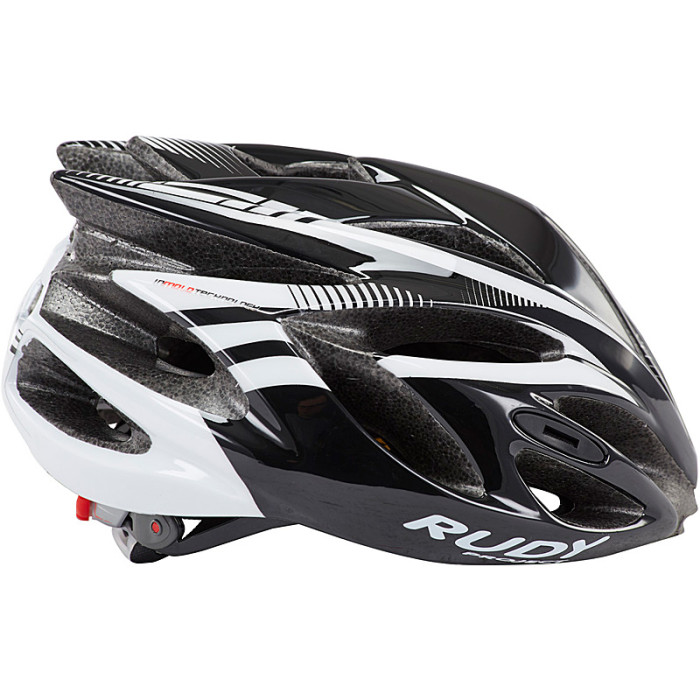 Шлем Rudy RUSH BLACK/WHITE SHINY M  