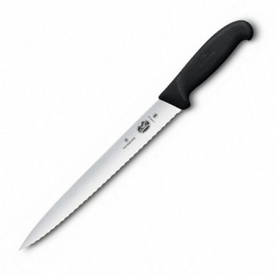 Нож кухонный Victorinox Fibrox Slicing для нарезки 25 см Vx54433.25