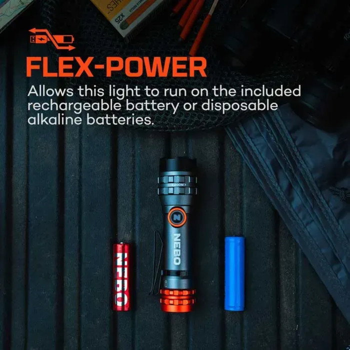 Фонарь ручной Nebo Davinci 450L Flex, 450 люмен (NB NEB-FLT-1046-G)  