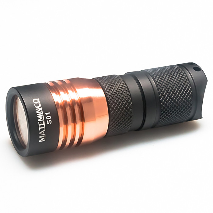 Фонарь Mateminсo S01 1600LM Mini LED, черный  