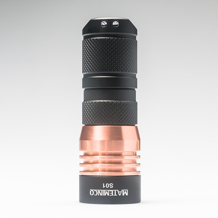 Фонарь Mateminсo S01 1600LM Mini LED, черный  