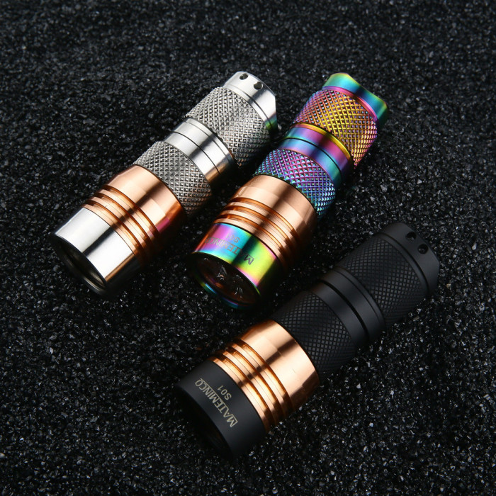 Фонарь Mateminсo S01 1600LM Mini LED, черный  