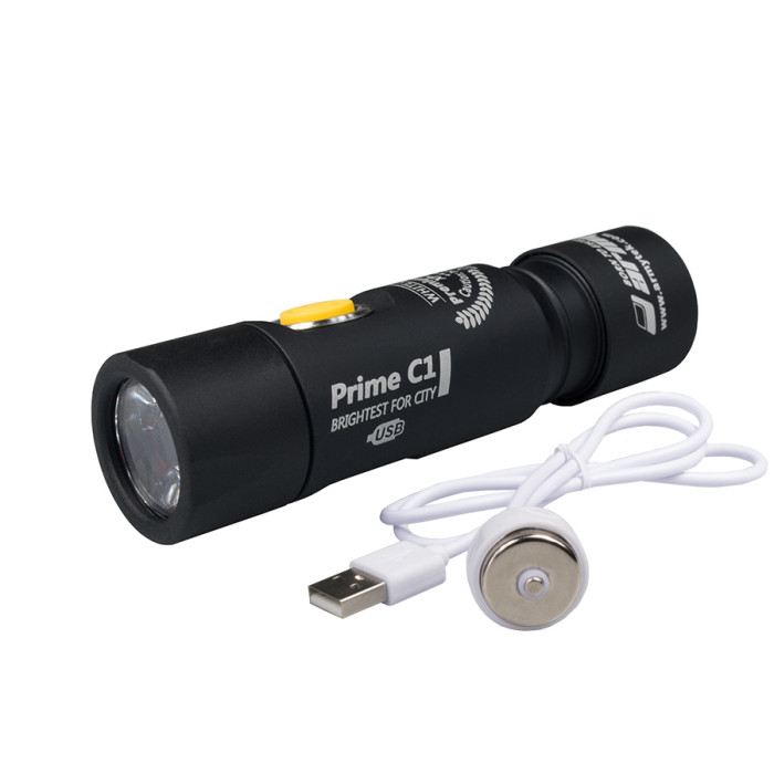 Туристический фонарь Armytek Prime C1, магнитная зарядка, v3 XP-L теплый свет (F05601SW)  