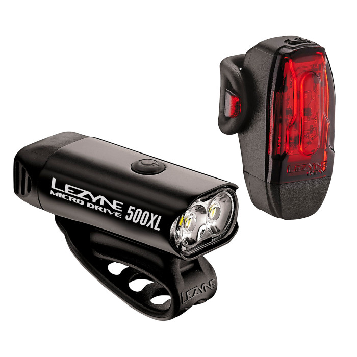 Комплект света Lezyne Micro Drive 500XL / KTV Pair черный  