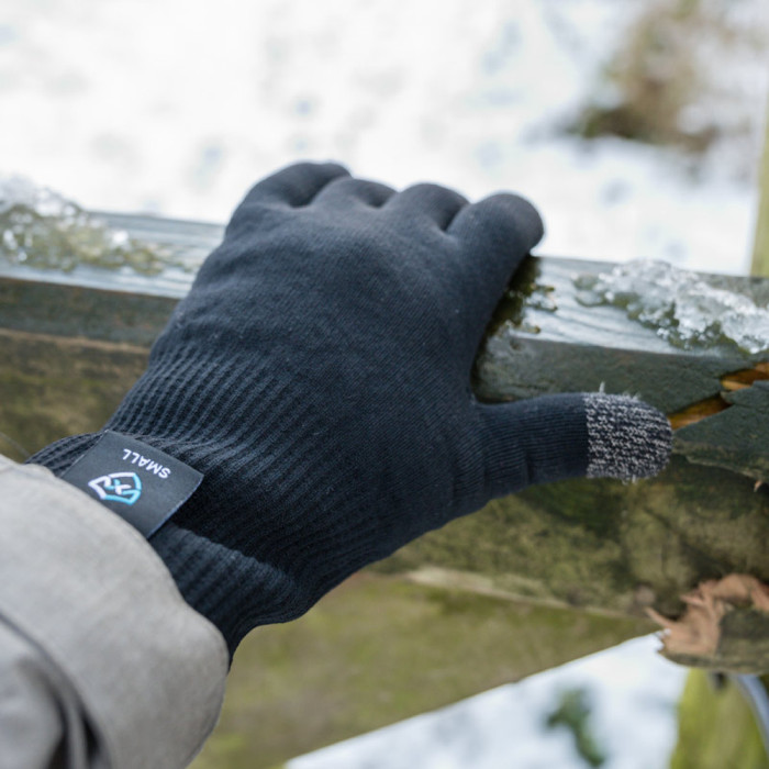 Перчатки водонепроницаемые Dexshell ThermFit 3.0 Gloves, черные, размер S  