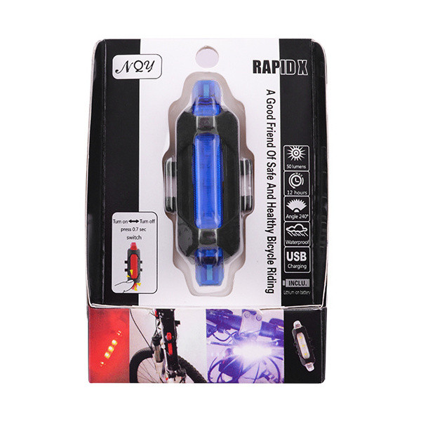 Фонарь велосипедный DC-918 Blue