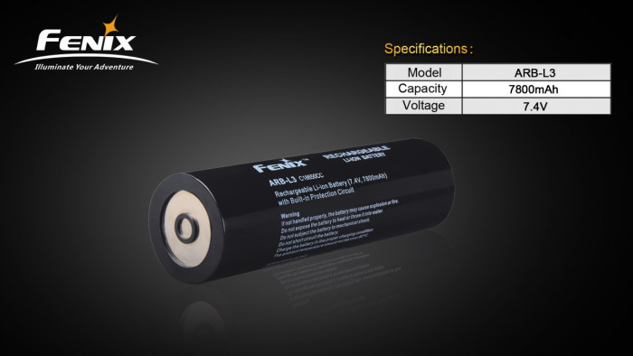 Аккумулятор Fenix ARB-L3 (7800 mAh) для Fenix RC40  