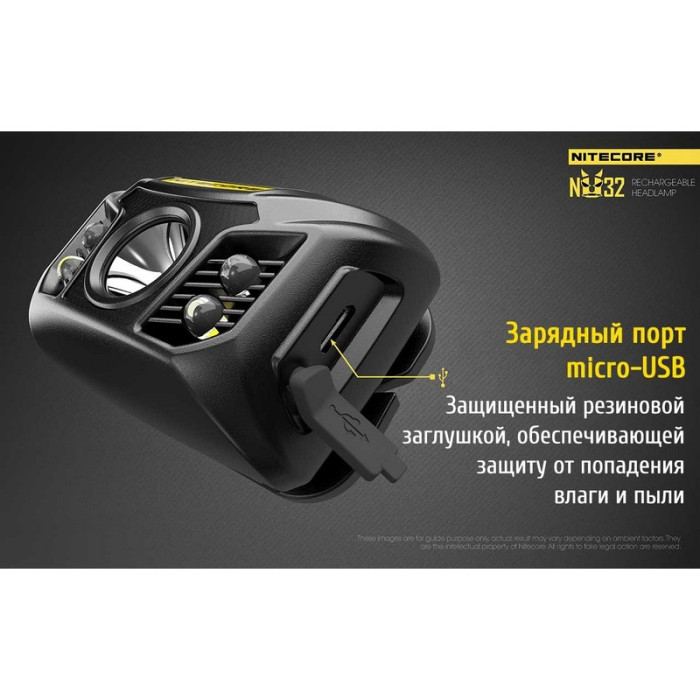 Фонарь налобный Nitecore NU32  