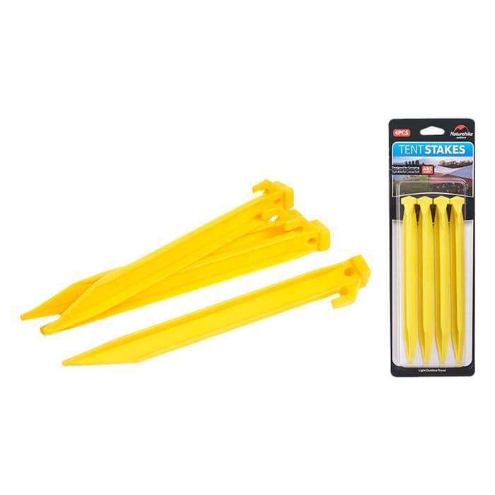 Колышки Naturehike ABC T-образные 150мм (4 pack) yellow NH17D022-D  