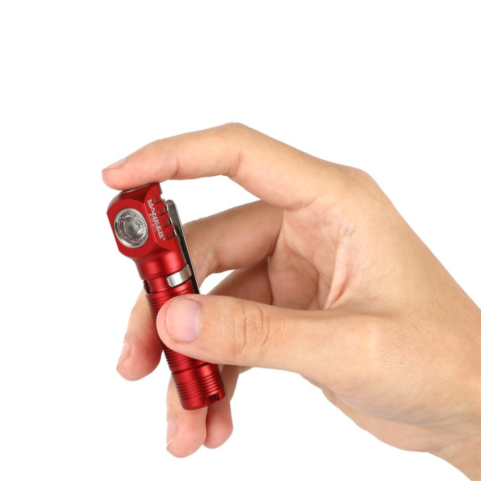 Фонарь Manker E02 II 420 lm SST20 cool, AAA/10440, красный  