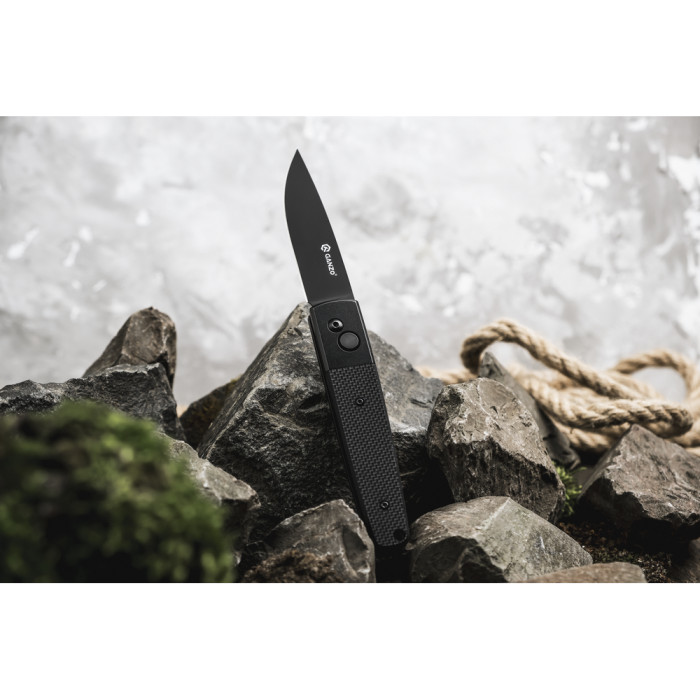 Нож складной Ganzo G721-B черный клинок  