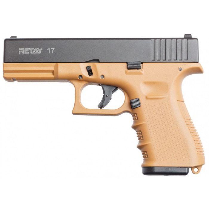 Пистолет стартовый Retay G17 9мм tan (X314212R) 