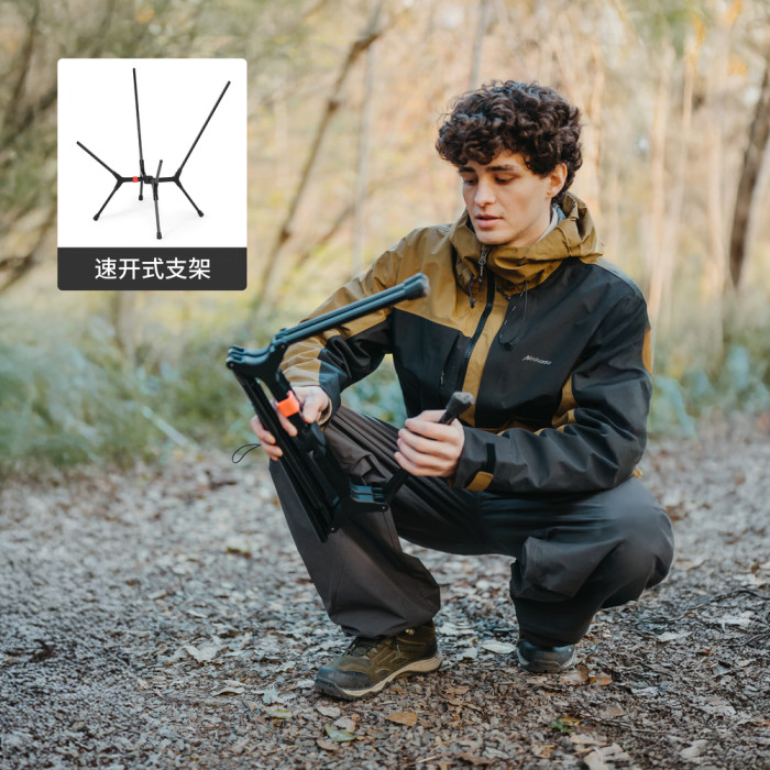 Стул складной ультралегкий Naturehike CNK2550JJ013 Yamami YL01, размер М, алюминий, серый  