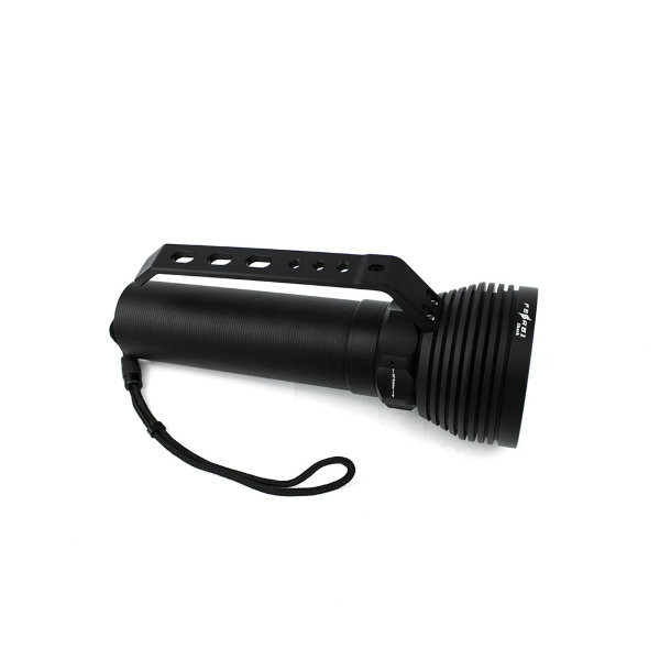 Фонарь для дайвинга Ferei W168 SHARK (3*CREE XHP70, 10000Lm, 8*18650) (холодный свет)  