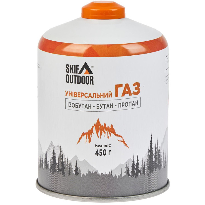 Газовый баллон Skif Outdoor резьбовой 450 г  