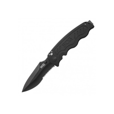 Нож SOG Zoom Black Blade полусеррейтор (ZM1016-BX)