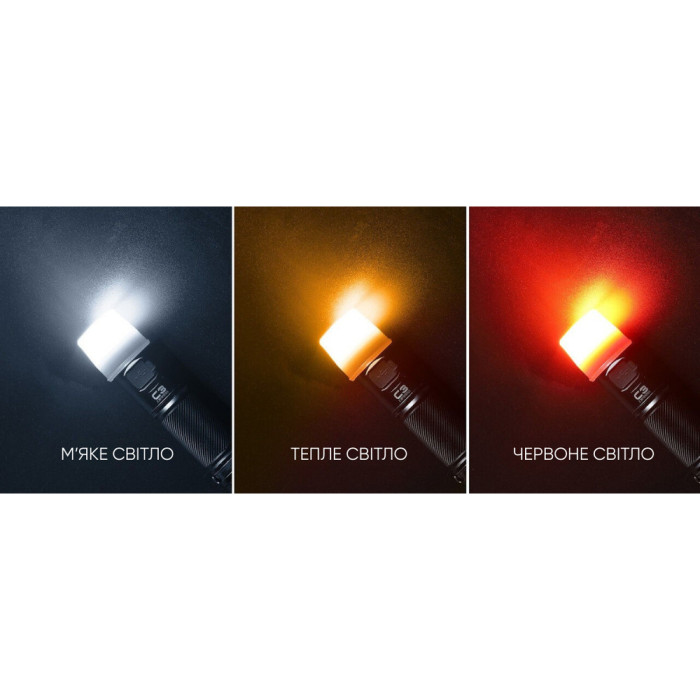 Рассеиватель Wuben AC1 3-цветный (C3/L50/E12R)  