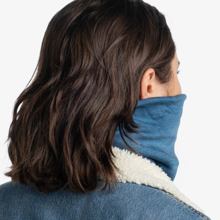 Шарф-труба Buff Heavyweight Merino Wool solid dusty blue  