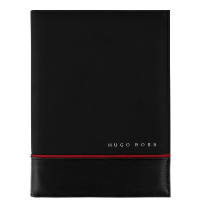 Папка A5 Hugo Boss Explore Brushed, черная