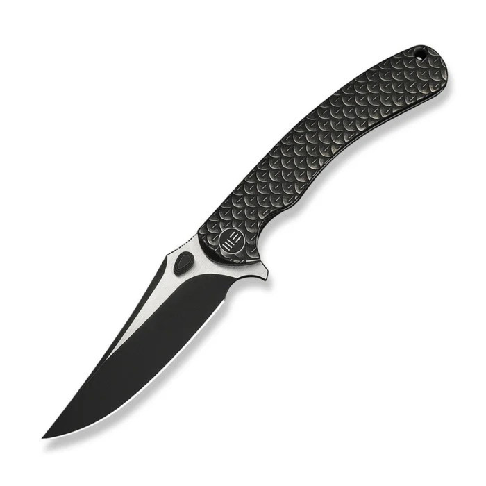 Нож складной туристический Weknife Dracarys, (9.1 см) Böhler M390/титан 6AL4V черный  