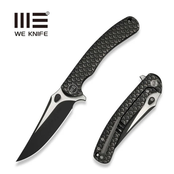 Нож складной туристический Weknife Dracarys, (9.1 см) Böhler M390/титан 6AL4V черный  