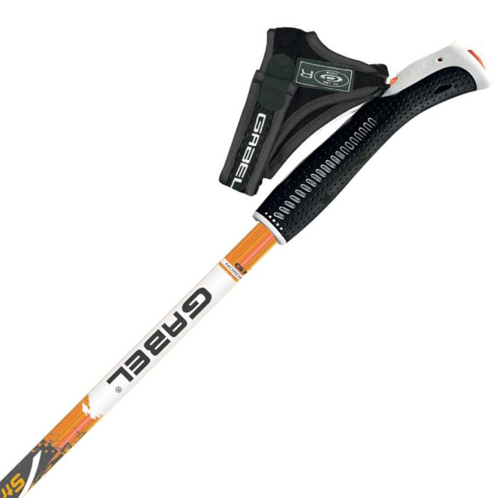 Палки для скандинавской ходьбы Gabel Vario S-9.6 Orange (7008350550000)  