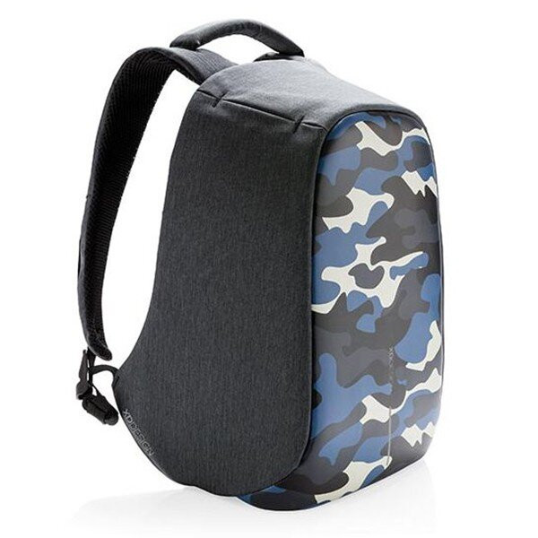 Рюкзак антивор городской XD Design Bobby Compact 14, Camouflage Blue (P705.655) 