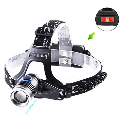 Налобный фонарь Police 2 в 1 + в руку Police 6888-T6, ЗУ micro USB, 2x18650, zoom  