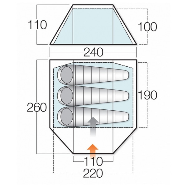 Палатка Vango Tango 300  