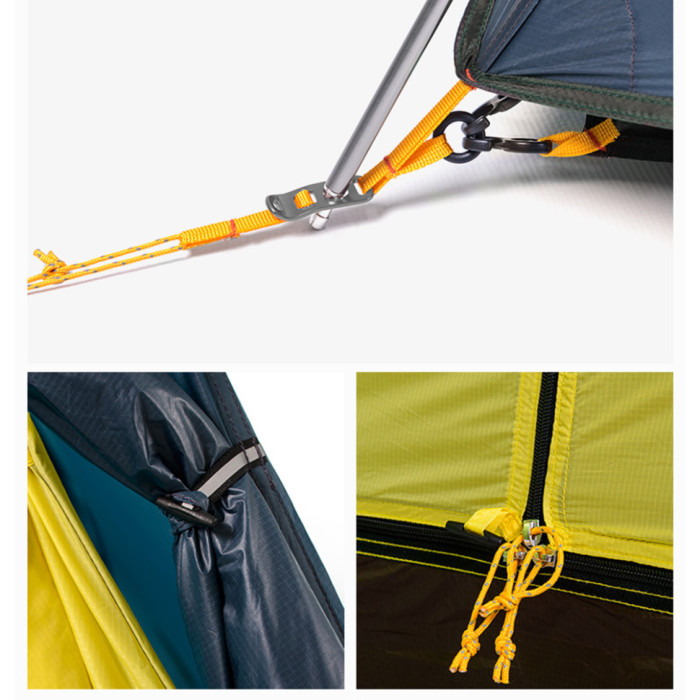 Палатка двухместная со сферическим куполом Naturehike NH19K240-Y, темно-синий  