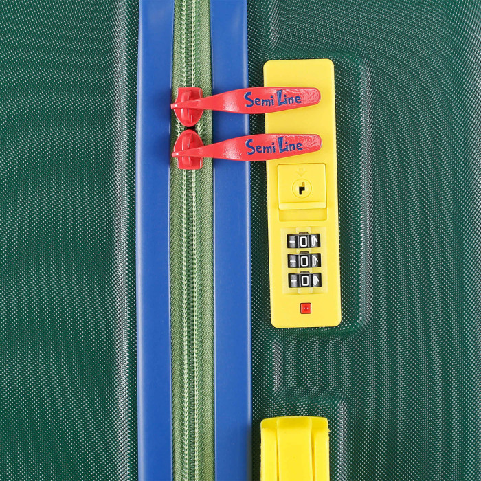 Чемодан Semi Line 24" (M) Green (T5846-2)  
