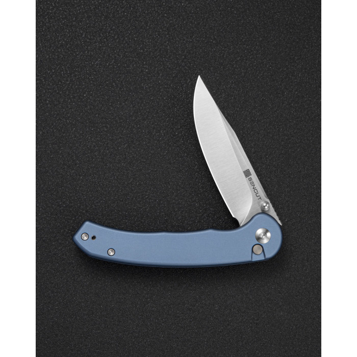 Нож складной туристический Sencut Ingot (8.2 см) D2 / Aluminum синий  