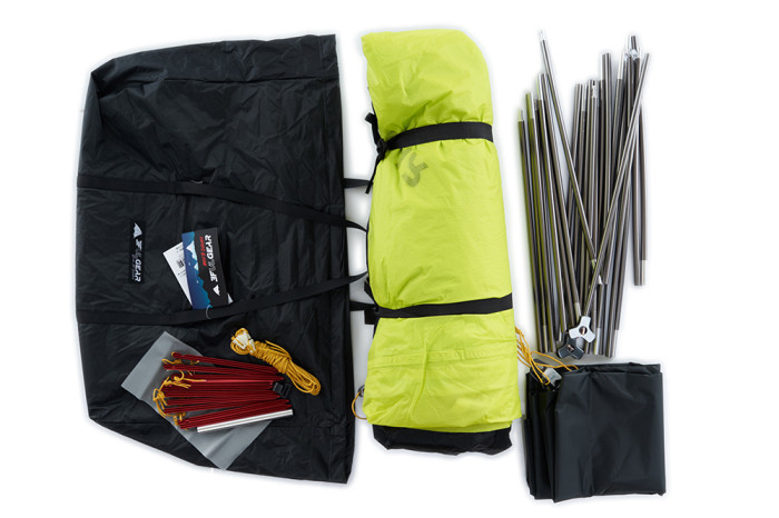 Палатка 3F Ul Gear QingKong 4 210T зеленый  